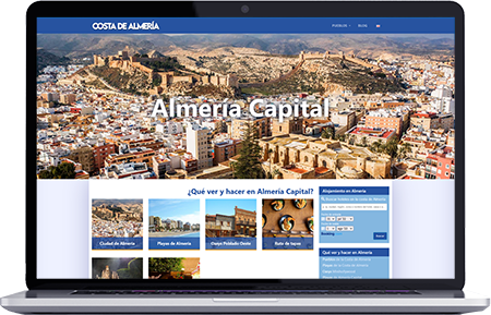 Almería ciudad y las fiestas y lugares más destacados.